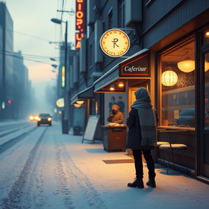 Saying Goodbye in the Snow