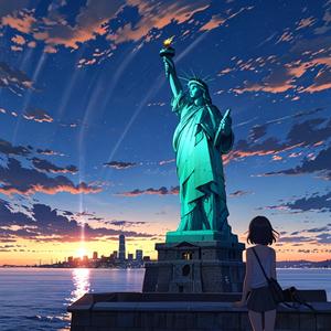 水面に映る景色