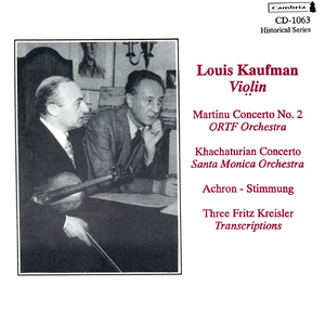 String Quartet No. 1 in D Major, Op. 11: II. Andante cantabile (arr. F. Kreisler for violin and piano)