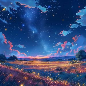 夏日里的无垠花田