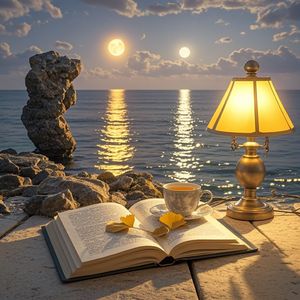 深夜的海-笛韵客