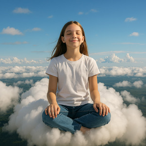 そらにぽっかりと浮かぶみたい