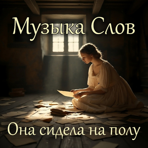 Она сидела на полу