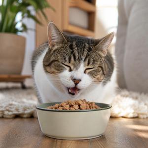 猫ごはんの幸せタイム