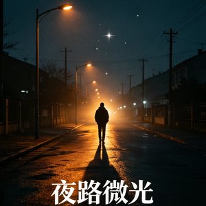 夜路微光