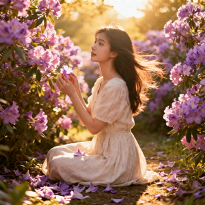 姑娘的花影流年