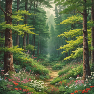 静かな森