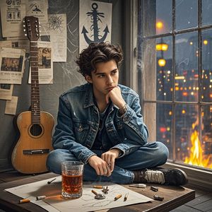 昨日的篝火_星空