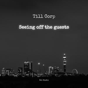 Seeing off the guests