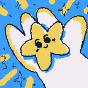 MEGA-RARE STARFISH STICKER!