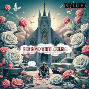 RED ROSE WHITE CEILING