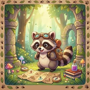 Curious Raccoon