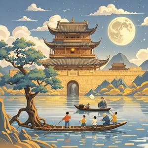 万安画中央