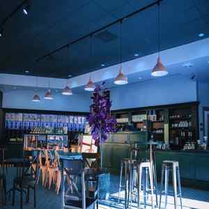 柔和的餐馆时刻