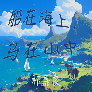 船在海上，马在山中