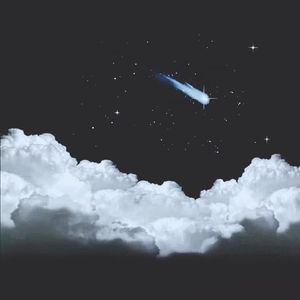 天空中划过一道星光