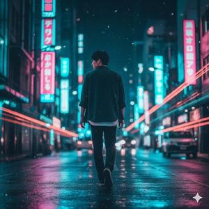 夜の街の灯り