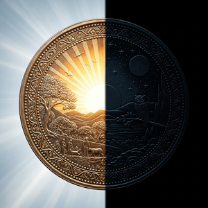 Light and darkness are two sides of the same coin