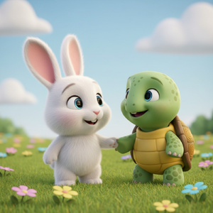 Bunny and Turtle, Best Friends