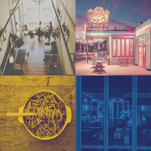 柔和的晚上出去时刻