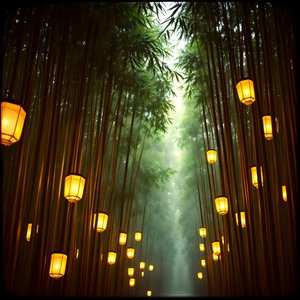 Lanterns in the Night