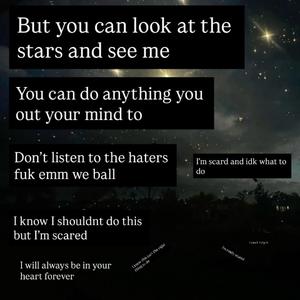 See me in the stars