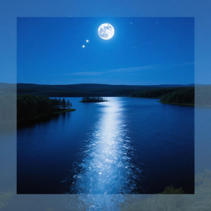 月光缠绵躲在心里面