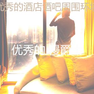 柔和的酒店酒吧时刻