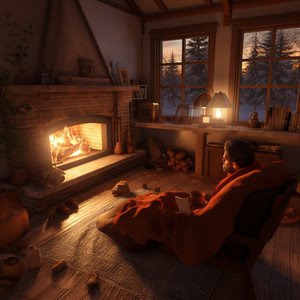 Armonía De Un Fuego Profundo Para Meditación