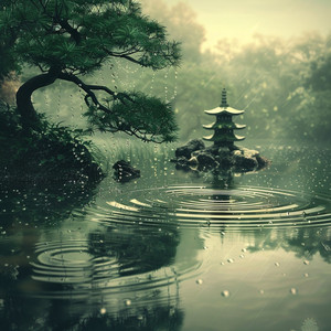 Los Arroyos De La Lluvia Fluyen En Armonía