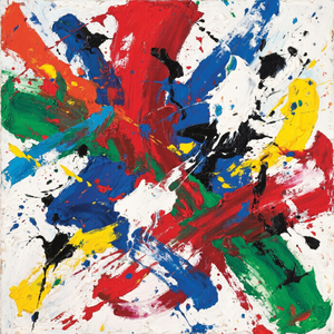 夜の空に光る星と月