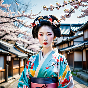 Japanese Geisha Girl