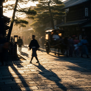 お江戸が走る：灯りのリズム