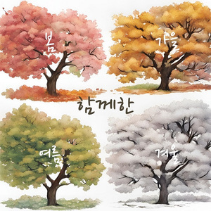 봄이 와서 꽃이 피어서 너 생각이 났어