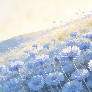 漫山遍野的矢车菊——弗雷德里克印象曲