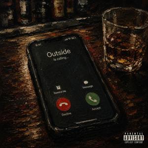 Outside