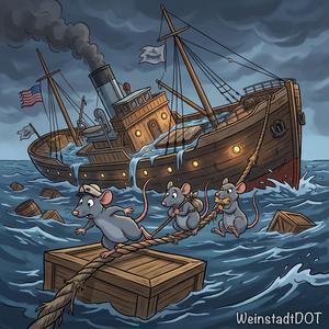 Die Ratten verlassen das sinkende Schiff! (SUNO)