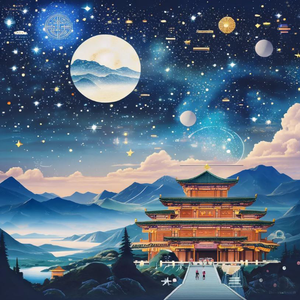 中国风九州月
