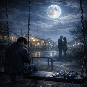 月明かりに染まって