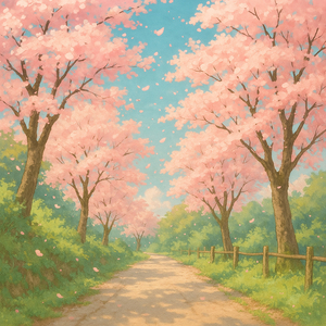 살랑살랑 벚꽃길