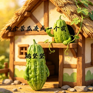 两个苦瓜凑成一个家