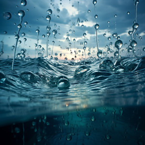 Preludio De Concentración Con Gotas De Lluvia