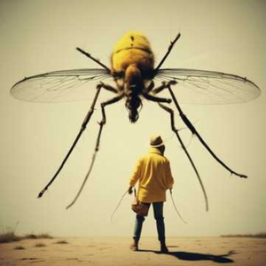 모기가 나를 향해 돌진하고 있어