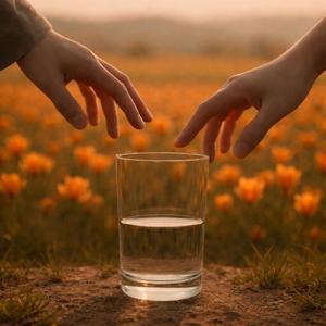 Mitad lleno, mitad tú