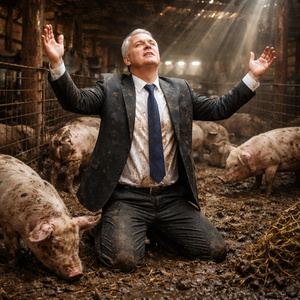 o senhor me pôs de pé