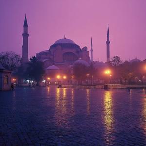 Dawnlight on Hagia Sophia