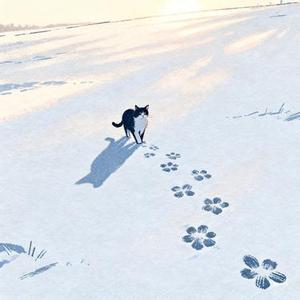 猫踏雪梅