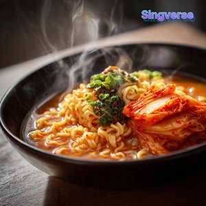 Ramen and Kimchi(라면과 김치)