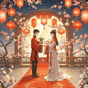 婚庆金曲洞房花烛夜桃花更鲜艳_点中你了张艳辉