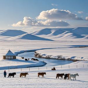 呼伦贝尔的冬